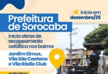Prefeitura de Sorocaba inicia recape de vias no Jd. Simus, Vila São Caetano e Vila Rádio Club