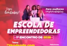 Secretaria da Mulher abre inscrições para o 1º Encontro do ano da Escola de Empreendedoras com o tema “Vendendo com tráfego pago”