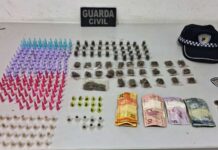 GCM apreende 276 porções de drogas no Éden e prende homem por tráfico
