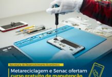 Metareciclagem e Senac ofertam curso gratuito de manutenção de smartphones android