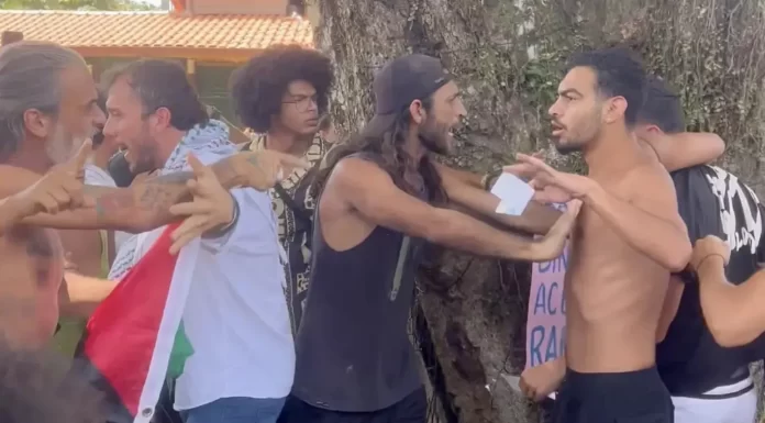 Israelenses tentam agredir manifestantes pró-Palestina na Bahia; vídeo