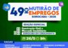 Com foco na Construção Civil e no Mercado Imobiliário, Prefeitura organiza 49.º Mutirão de Empregos no dia 26 de maio