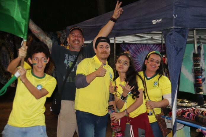 Telão no Parque Campolim transmite segundo jogo da Seleção Brasileira nesta sexta-feira (19)