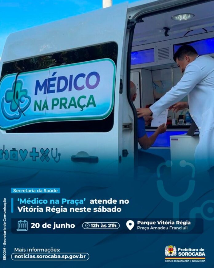 ‘Médico na Praça’ atende no Vitória Régia neste sábado (20)