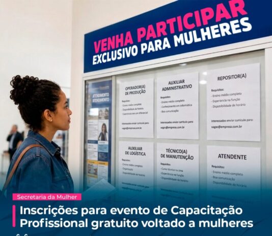 Secretaria da Mulher e Instituto Kanjiko do Brasil abrem inscrições para evento de Capacitação Profissional gratuito para mulheres