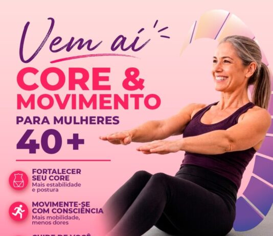 Secretaria da Mulher lança a aula “Core & Movimento para Mulheres 40+” no Espaço 360º