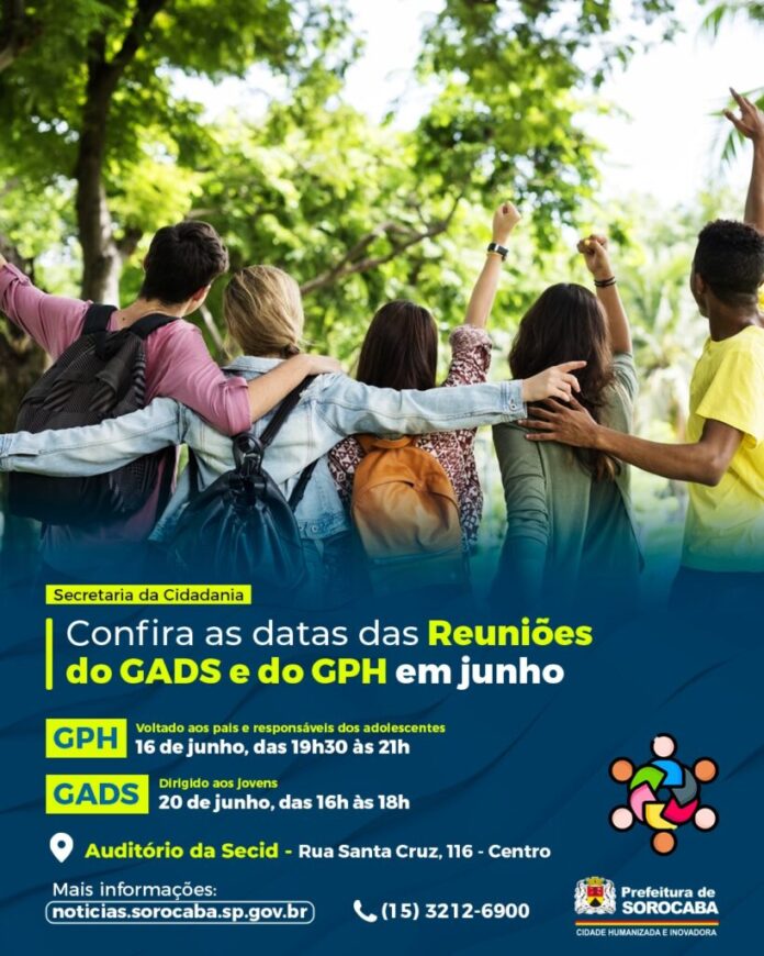Coordenadoria de Políticas para a Diversidade Sexual divulga datas das reuniões do GADS e do GPH deste mês de junho