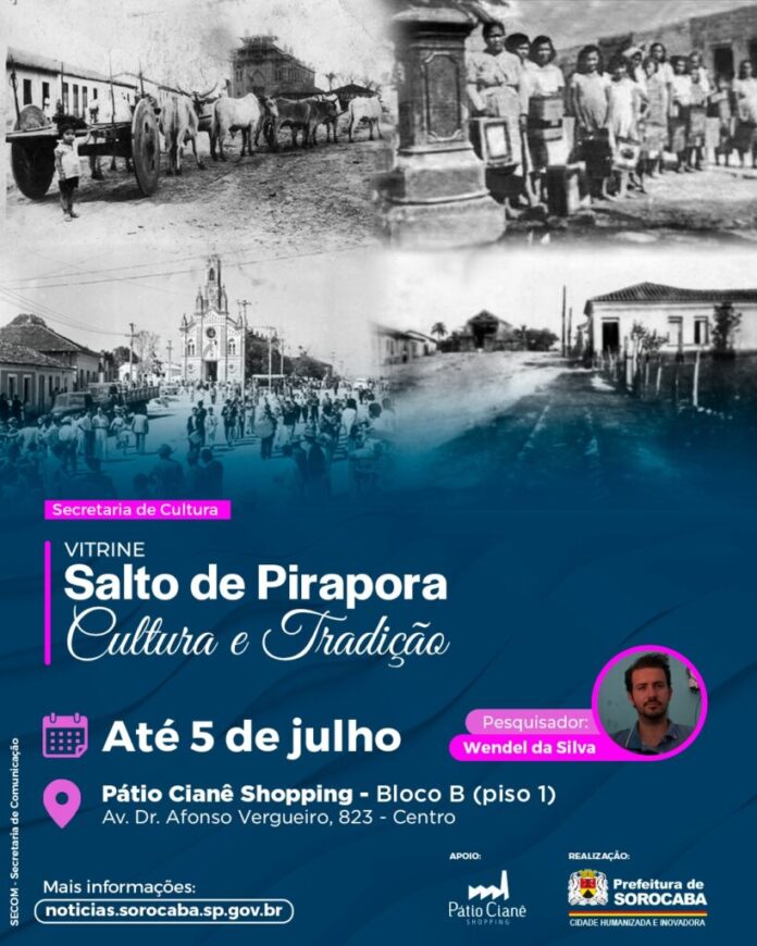 Exposição “Salto de Pirapora: Cultura e Tradição” pode ser conferida no Pátio Cianê Shopping até o dia 5 de julho