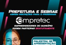 Palestra do Empretec ocorre em 1º de julho