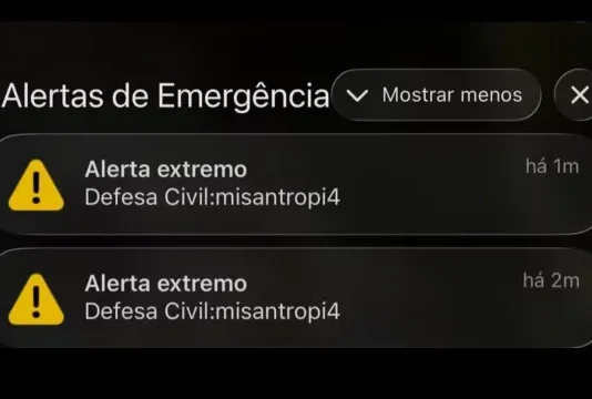 Ataque alienígena em BH, misantropia em SP: veja cronologia dos alertas falsos da Defesa Civil