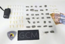 GCM apreende drogas durante patrulhamento no Jd. Santa Bárbara