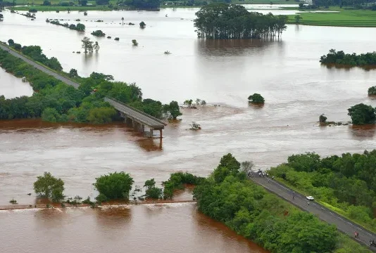 Aumenta para 206 o número de cidades atingidas pelas chuvas no RS