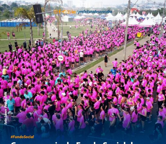 Com parceria do Fundo Social de Solidariedade 12 Corrida Pink do Bem 2026 acontece no domingo (18)